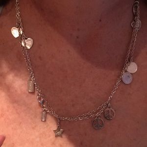 Coach charm necklace